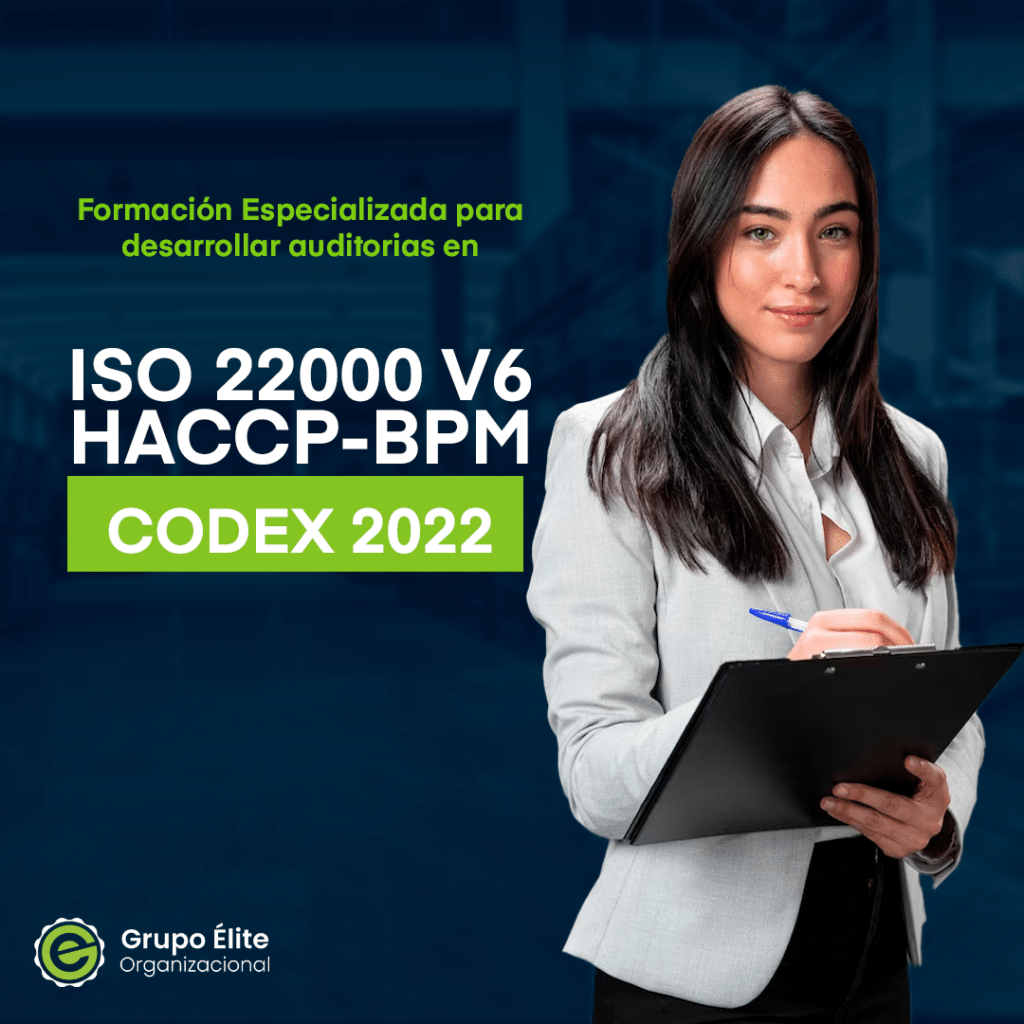Curso Auditor interno FSSC 22000 V6, ISO 22000, HACCP – BPH